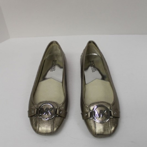 Michael Michael Kors Women Shoes Silver Ballet 7.5 - Picture 1 of 4